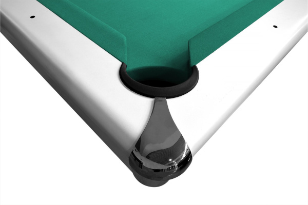 Бильярдный стол для пула Dynamic Billard "Triumph" 7 футов (матово-белый) в комплекте, аксессуары и сукно