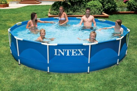 Каркасный бассейн Intex Metal Frame / 56996/28212 (366x76)