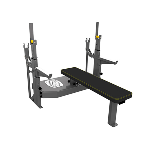 Скамья для жима лежа DHZ со страховочными упорами Olympic Bench