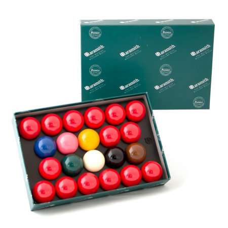 Комплект бильярдных шаров 52.4 мм "Aramith Snooker" с поддоном