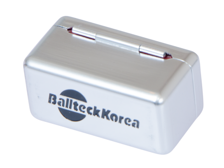 Мел «Ball teck PRO II» (2 шт, в серебристой металлической коробке) синий