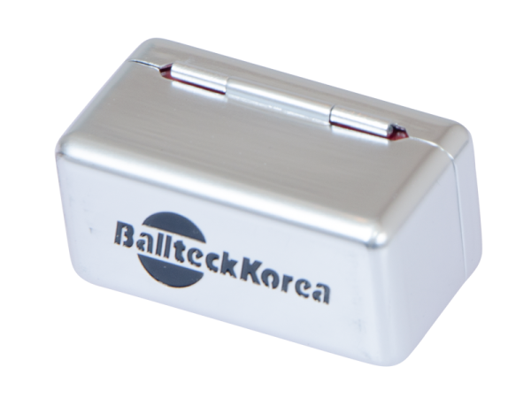 Мел «Ball teck PRO II» (2 шт, в серебристой металлической коробке) синий