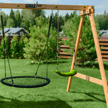 Детский игровой комплекс UNIX Line (6 in 1) Light Green