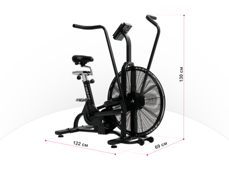 Велотренажер UNIX Fit Techno AirBike 1100 PRO