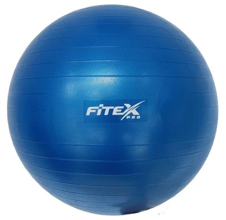 Гимнастический мяч, 75 см, синий FITEX PRO