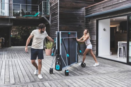 Теннисный стол CORNILLEAU 300X Sport Outdoor (серый)
