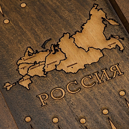 Нарды резные "Герб РФ 3" 30, Mirzoyan