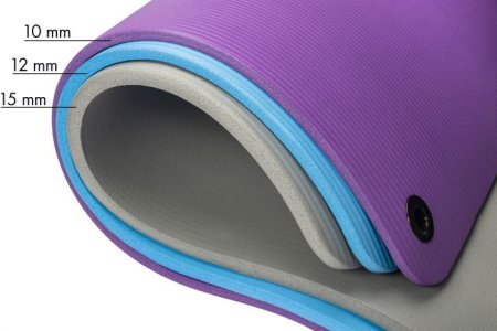Коврик для йоги и фитнеса Sundays Fitness IR97506 (180x60x1.2см, серый)