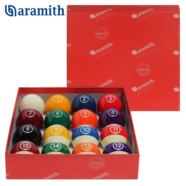 Шары Aramith Continental Pool ø57,2мм
