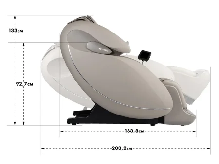 Массажное кресло FUJIMO CYBER ATLANT 4D+ F707 Имбирь