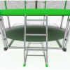 Батут i-Jump 12ft green