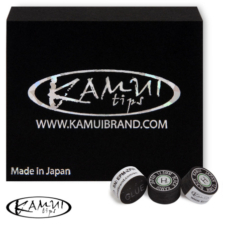 Наклейка для кия Kamui Black ø12,5мм Hard 1шт.