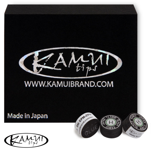 Наклейка для кия Kamui Black ø12,5мм Hard 1шт.