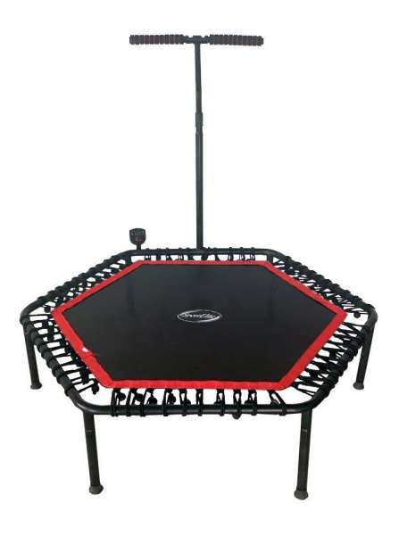 Фитнес -батут SportElite 135см FB-1361 с ручкой и компьютером