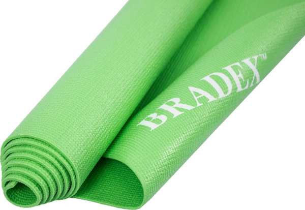 Коврик для йоги и фитнеса Bradex SF 0681, 173*61*0,4 см, зеленый