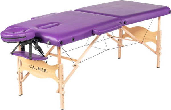 Массажный стол Calmer Bamboo Two 60 (фиолетовый)