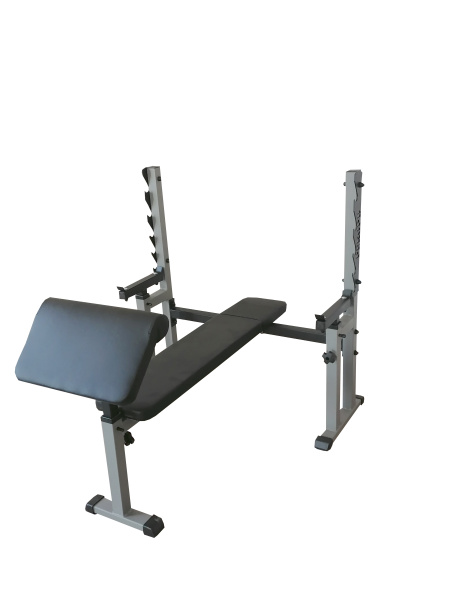 Скамья для жима лежа с подстраховкой MironFit Rk-01 (Серия РЕКОРД)