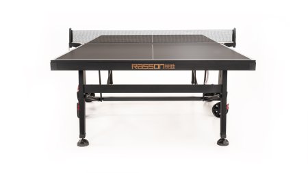 Теннисный стол складной для помещений "RASSON PREMIUM T01 Indoor" (274 х 152,5 х 76 см, черный ясень) с сеткой