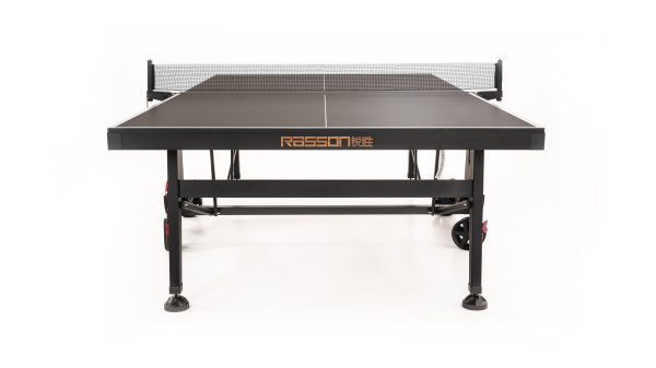 Теннисный стол складной для помещений "RASSON PREMIUM T01 Indoor" (274 х 152,5 х 76 см, черный ясень) с сеткой