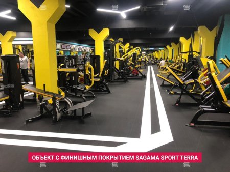 Рулонное покрытие SAGAMA Sport Terra 1200 (повышенная плотность) 8 мм.