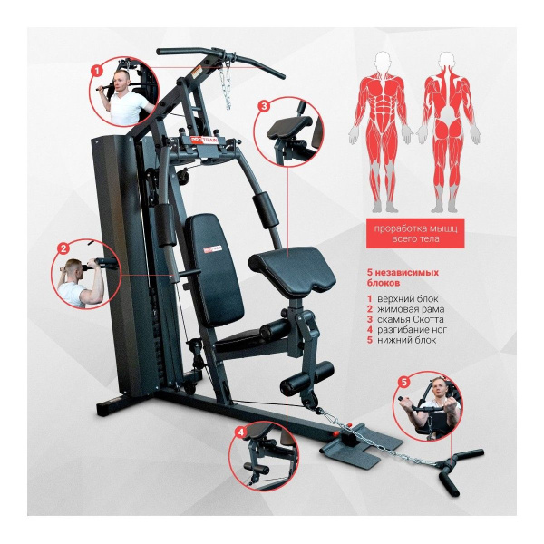 Многофункциональная силовая станция Protrain HG10250