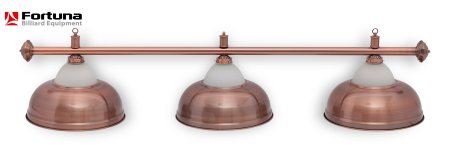 Светильник Fortuna Crown Red Bronze 3 плафона
