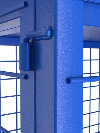 Стеллаж для спортивного инвентаря закрытого типа разборный