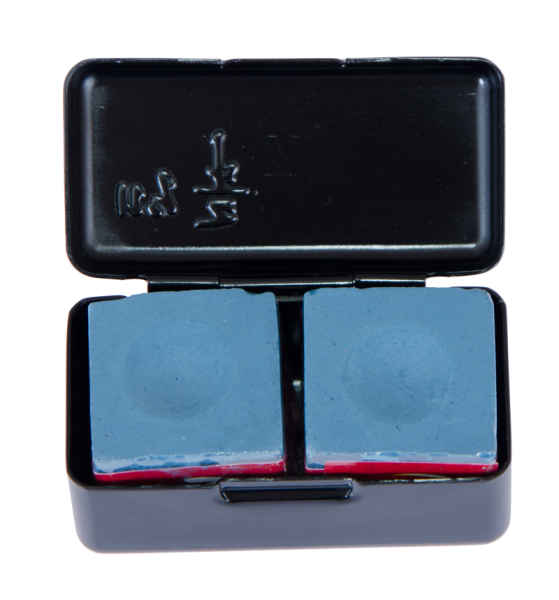 Мел «Ball teck PRO II» (2 шт, в черной металлической коробке) синий
