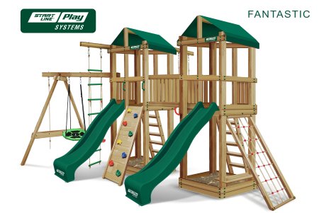Детский городок FANTASTIC премиум (green, север)