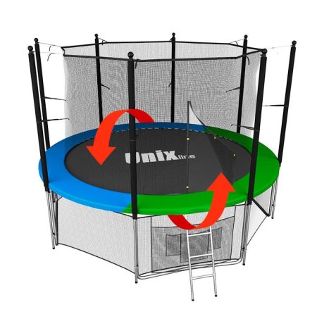 Батут UNIX Line Classic 8 ft (inside)