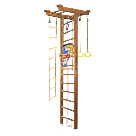 Шведская стенка Kampfer Big Sport Ceiling Basketball Shield (№2 Ореховый Высота 3 м)