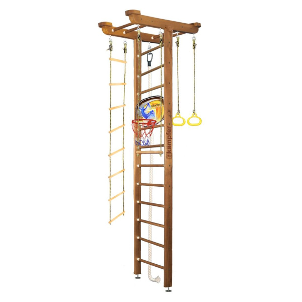 Шведская стенка Kampfer Big Sport Ceiling Basketball Shield (№2 Ореховый Высота 3 м)