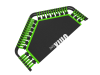Батут спортивный UNIX Line FITNESS PRO (125 cm) Green