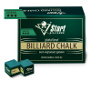 Мел Startbilliards 3 звезды зеленый (144шт)