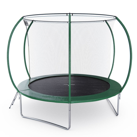 Батут DFC ULTRASPORT 10 ft с внутренней сеткой / лестница в комплекте