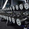 Гантельный ряд полиуретановый (шаг 2,5 кг, 5 пар) PROFI-FIT 40-50 кг