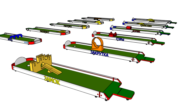 ФИДЖИТАЛ МИНИ ГОЛЬФ«PHIDGITAL MINI GOLF CITY 18»