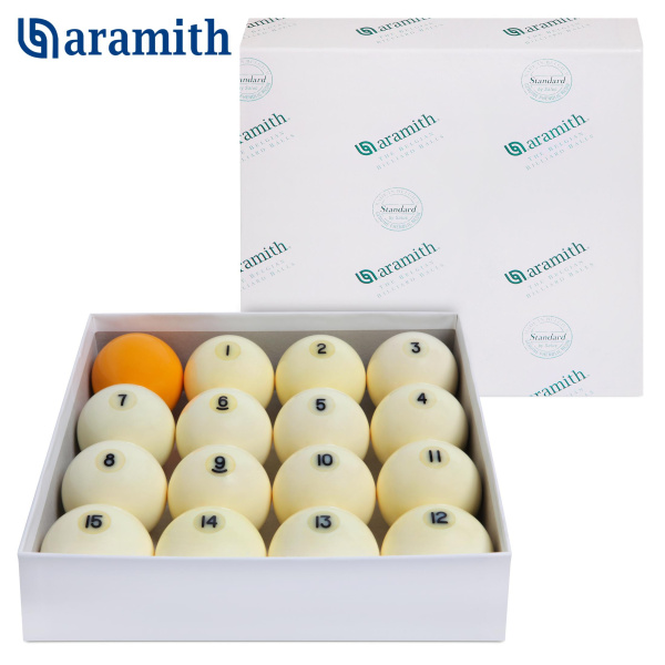 Шары Aramith Standard Pyramid ø60,3мм желтый биток