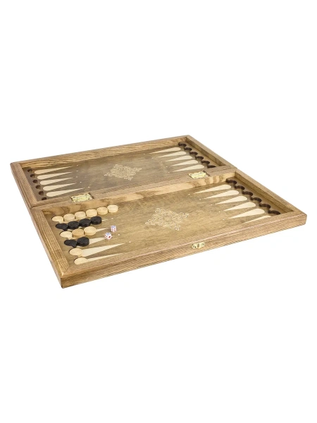 Шахматы + Шашки + Нарды 3 в 1 "Амбассадор 4", 50 см, ясень, Partida