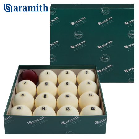 Шары Aramith Premier Pyramid ø60,3мм красный биток