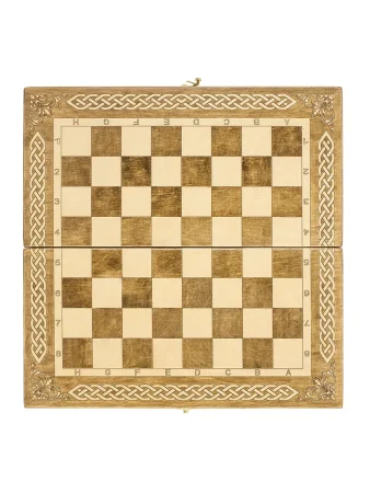 Шахматы + Шашки + Нарды 3 в 1 "Амбассадор 1", 40 см, ясень, Partida