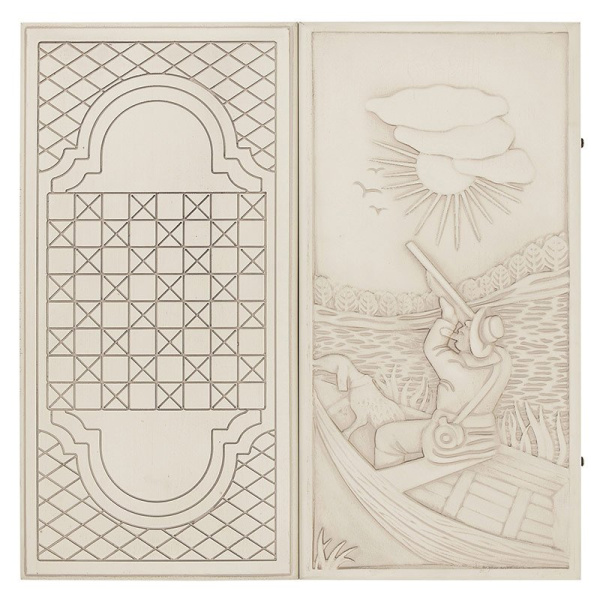 Нарды резные "Охотник" Патина, Ustyan