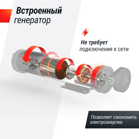 Велотренажер генераторный UNIX Fit BL-380E Wood