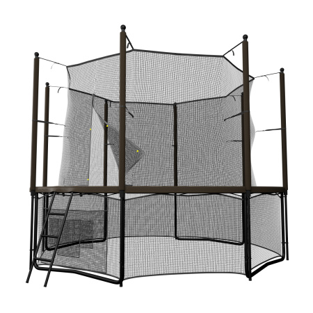 Батут UNIX Line Black&Brown 8 ft (inside)
