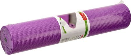 Коврик для йоги и фитнеса Bradex SF 0687, 173*61*0,6 см, двухслойный фиолетовый/серый