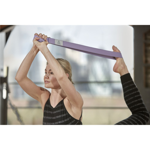 Ремень для йоги Reebok, Фиолетовый