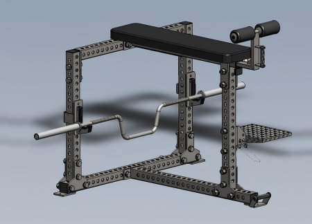 Скамья YOUSTEEL  для тяги лёжа