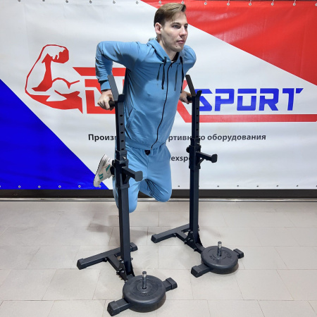Стойка для штанги универсальная домашняя - Черный