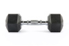 Комплект обрезиненных октагональных гантелей 5 пар от 10 до 20кг UFC Octagon Dumbbell