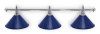 Светильник Fortuna Prestige Silver Blue 3 плафона